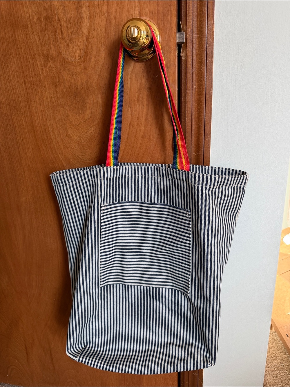 Gravel & Gold | U-Pick Tote - Stripe - Picture 2 of 4